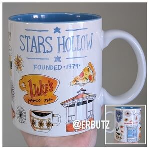 Gilmore Girls Stars Hollow Mug With Allover Tv Series Icon Graphics ☕